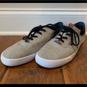 Ben Sherman Stevie Black Pinstripe Shoes Mens 10.5